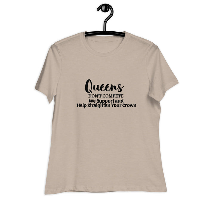 Women's Relaxed T-Shirt:   Queens