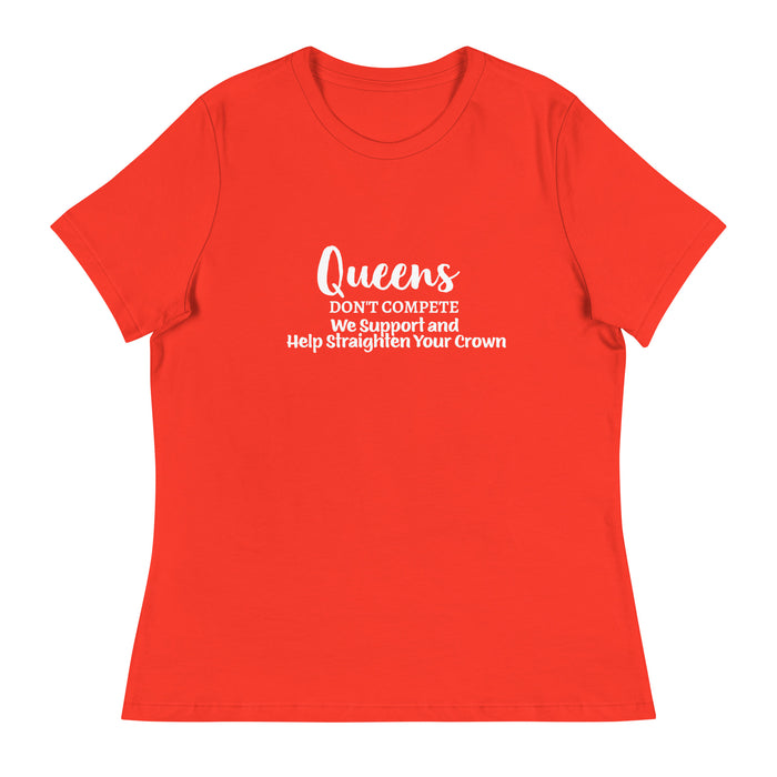 Women's Relaxed T-Shirt:   Queens