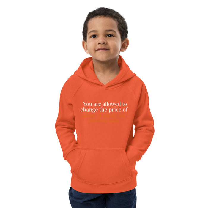 Kids eco hoodie-You are allowed to change the price