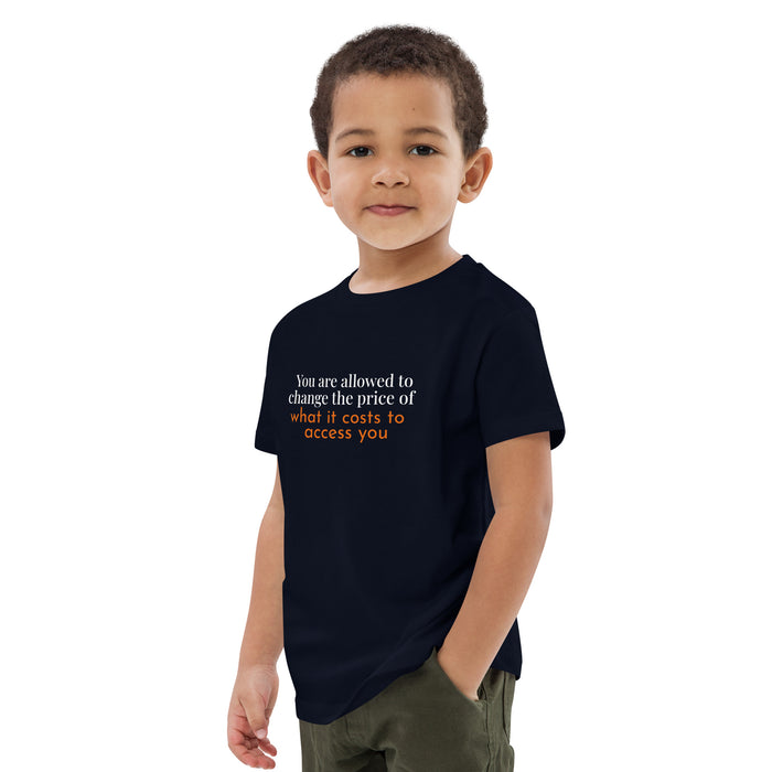 Organic cotton kids t-shirt-You are allowed to change the price