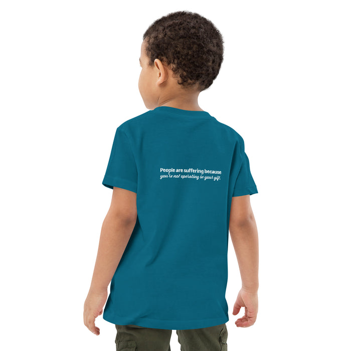 Organic cotton kids t-shirt-You Are Not Operating in Your Gift