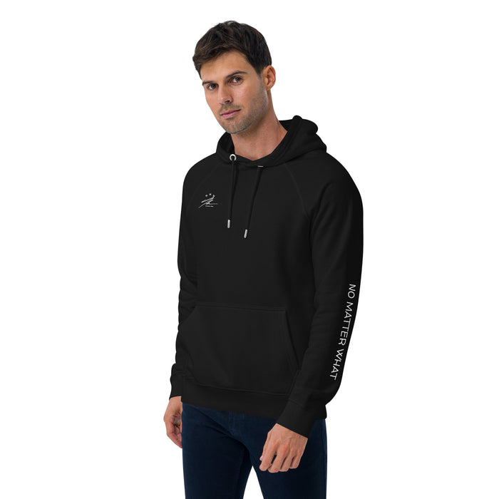 Unisex eco raglan hoodie-Community, Legacy, Culture
