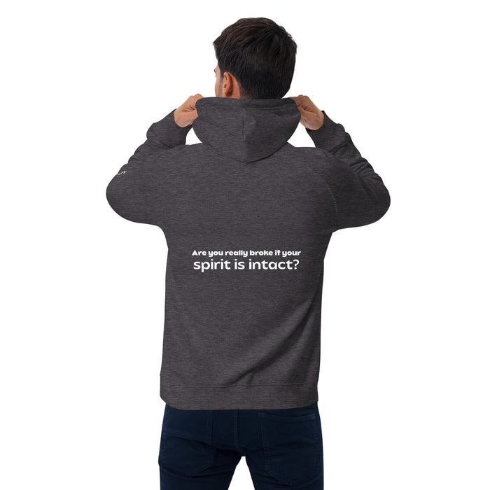 Unisex eco raglan hoodie- Are You Really Broke
