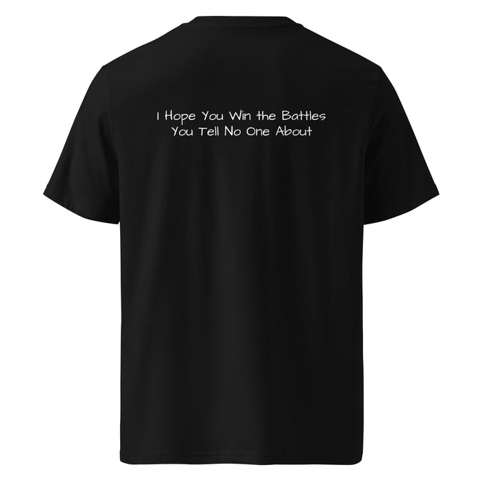 Unisex organic cotton t-shirt:  I Hope You Win