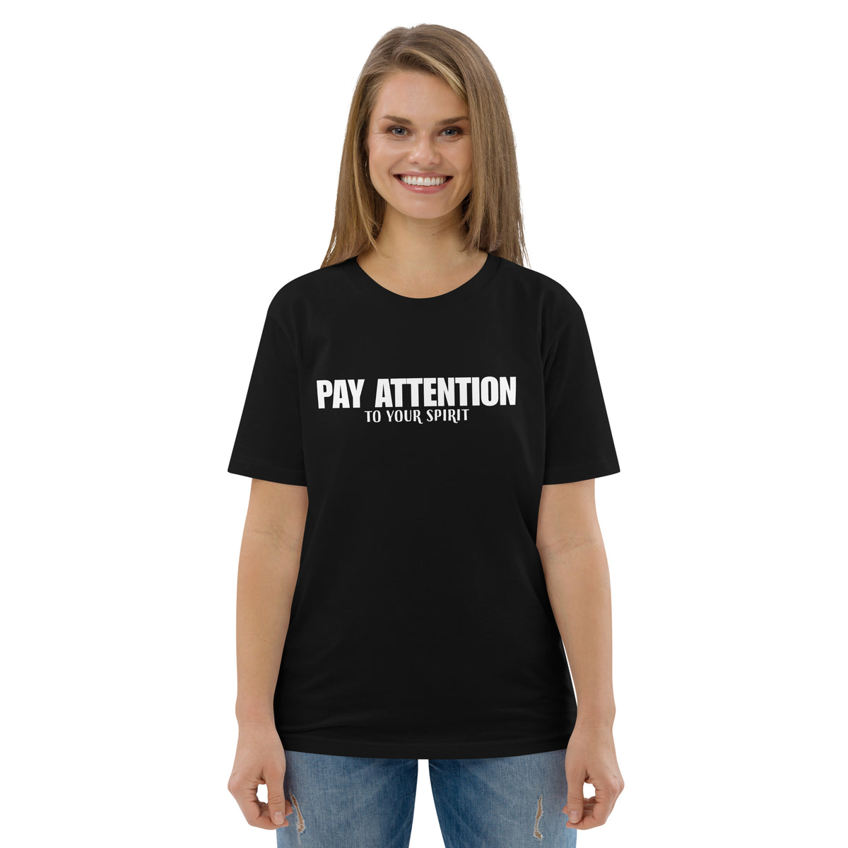 Unisex organic cotton t-shirt - Pay Attention