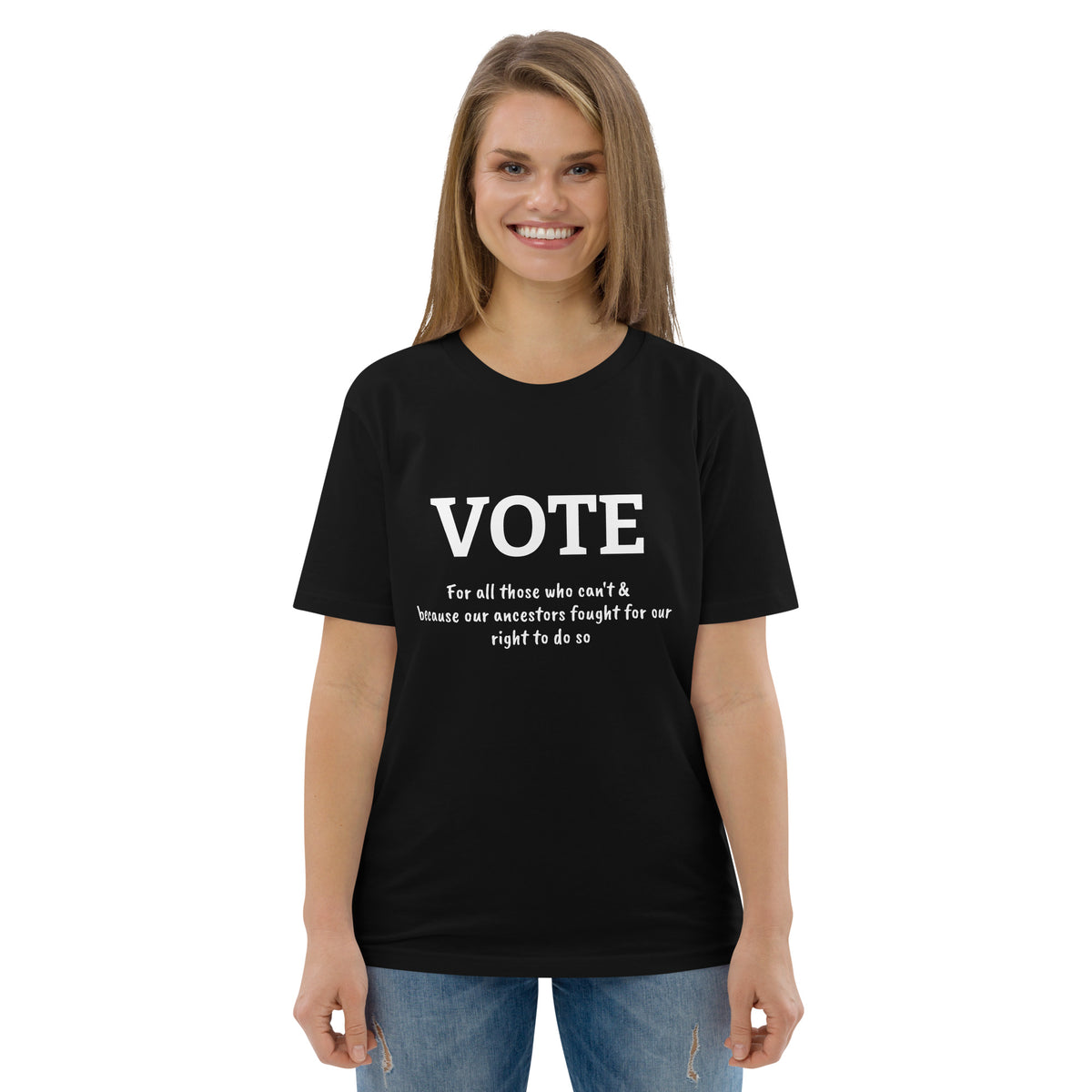 Unisex organic cotton t-shirt - Vote