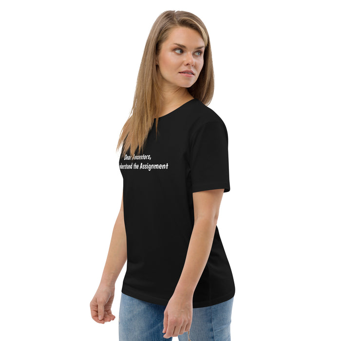 Unisex organic cotton t-shirt - Dear Ancestors