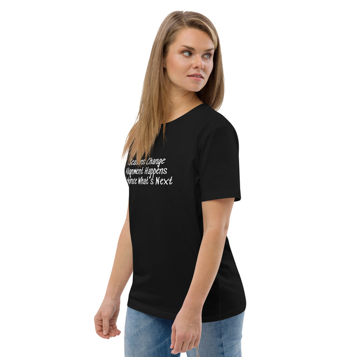 Unisex organic cotton t-shirt:  Seasons Change