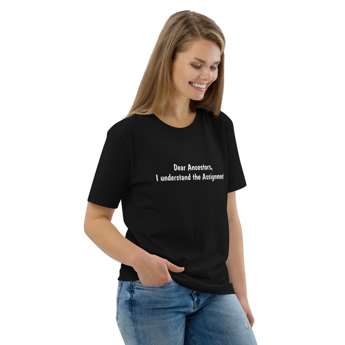 Unisex organic cotton t-shirt - Dear Ancestors