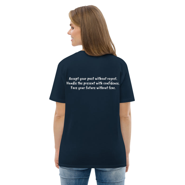 Unisex organic cotton t-shirt: Accept Your Past