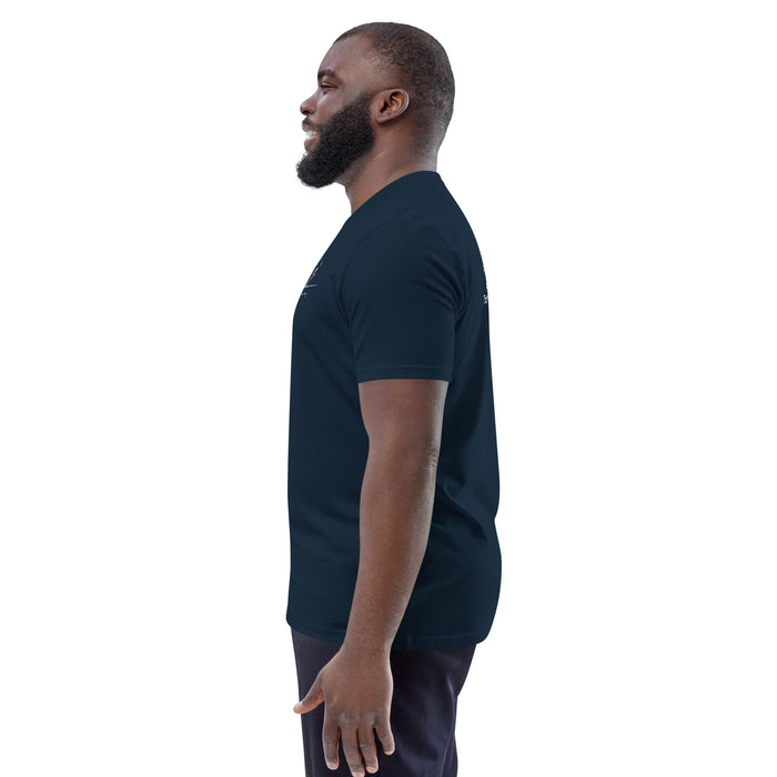 Unisex organic cotton t-shirt:  People Benefited From You