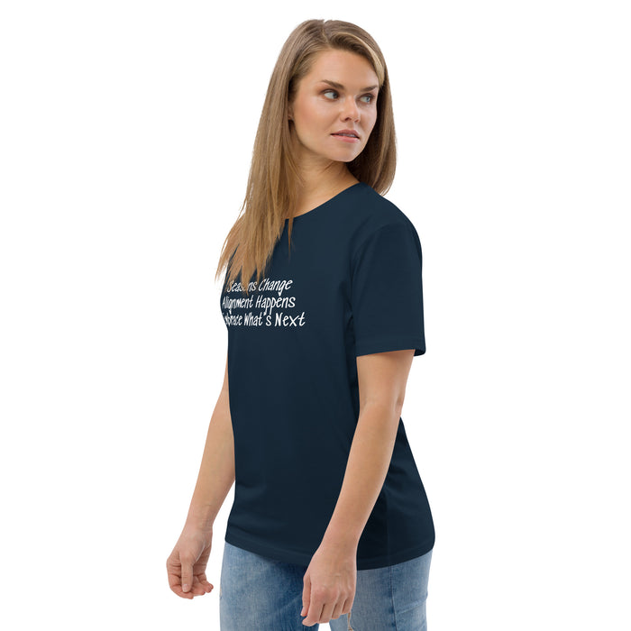 Unisex organic cotton t-shirt:  Seasons Change