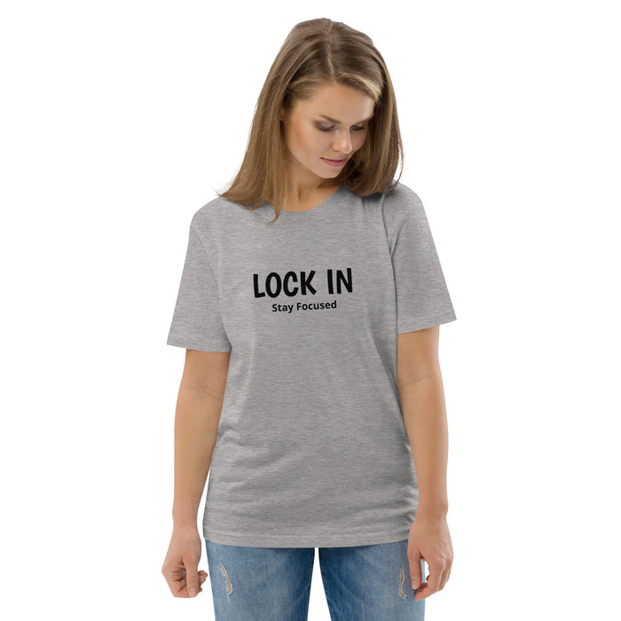 Unisex organic cotton t-shirt - Lock in - light colors