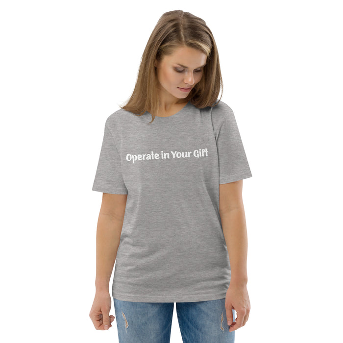 Unisex organic cotton t-shirt - Operate in Your Gift