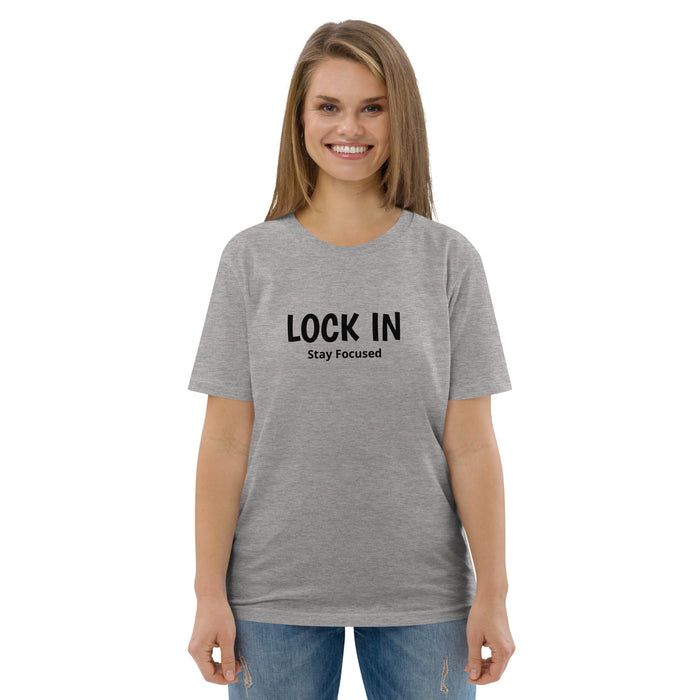 Unisex organic cotton t-shirt - Lock in - light colors