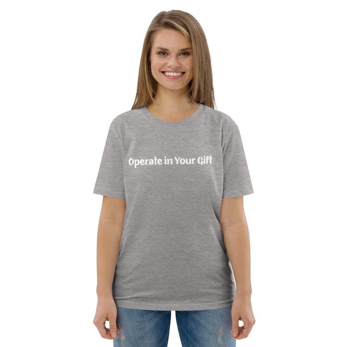 Unisex organic cotton t-shirt - Operate in Your Gift