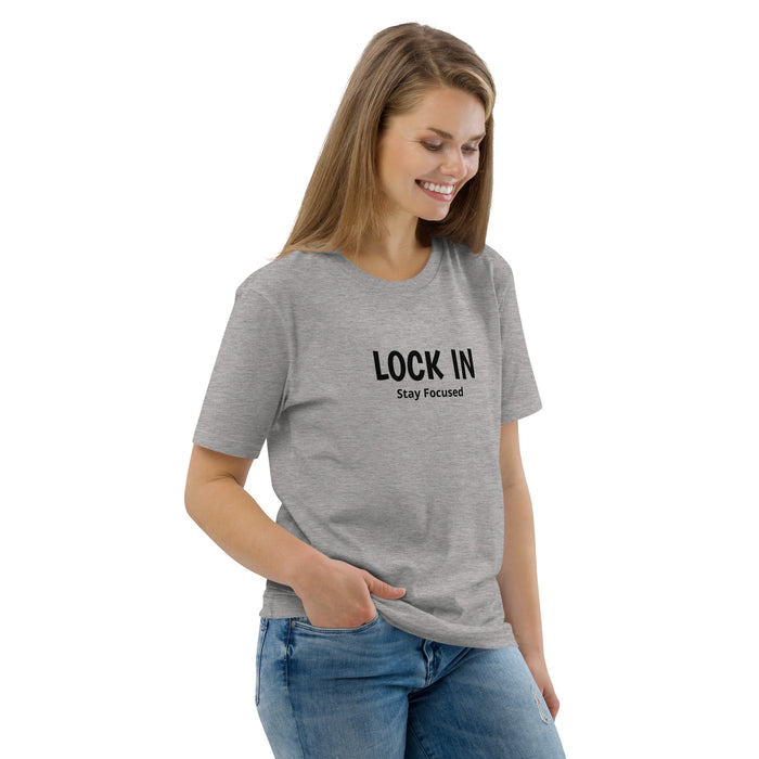 Unisex organic cotton t-shirt - Lock in - light colors