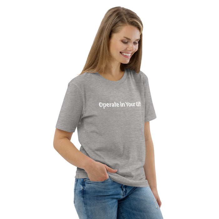 Unisex organic cotton t-shirt - Operate in Your Gift