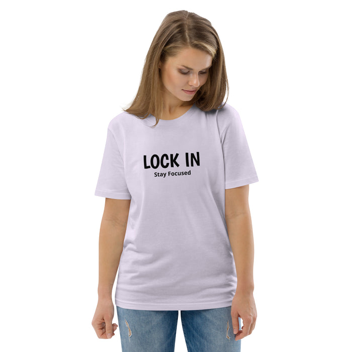 Unisex organic cotton t-shirt - Lock in - light colors