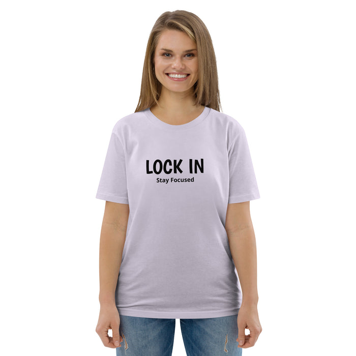 Unisex organic cotton t-shirt - Lock in - light colors