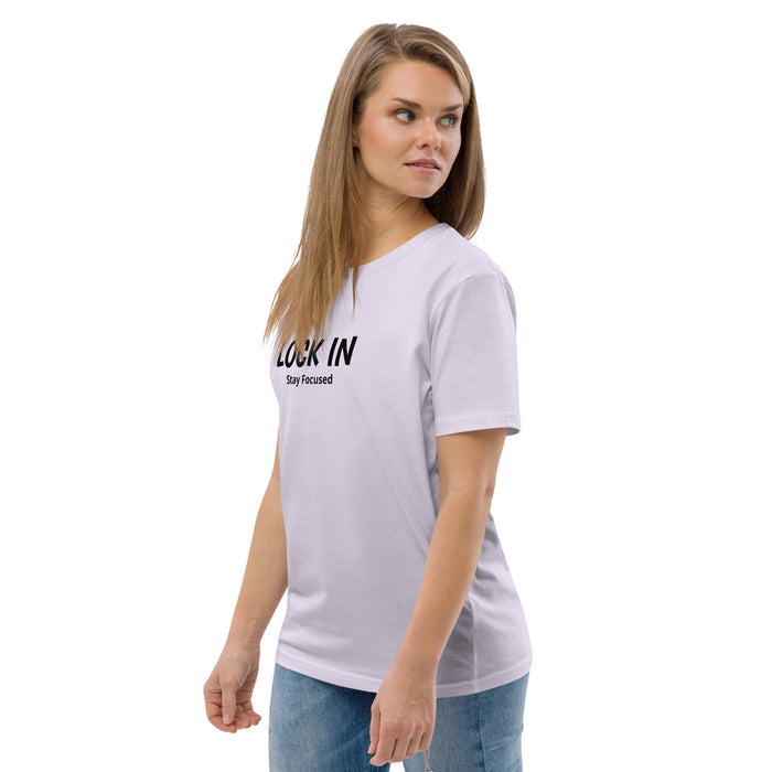 Unisex organic cotton t-shirt - Lock in - light colors