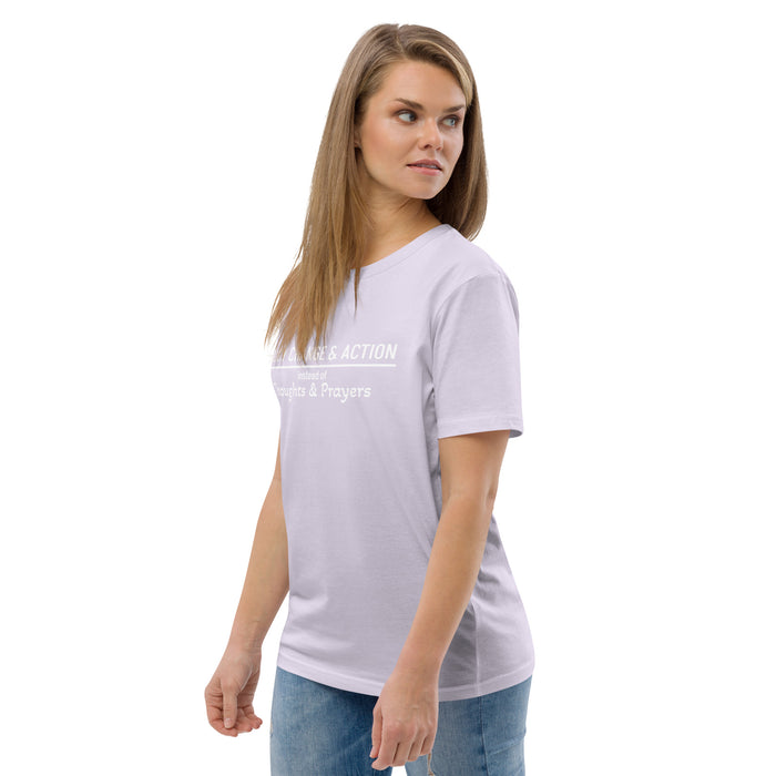 Unisex organic cotton t-shirt - Policy Change & Action