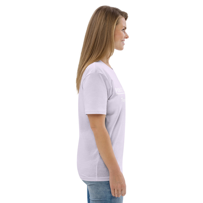 Unisex organic cotton t-shirt - Policy Change & Action