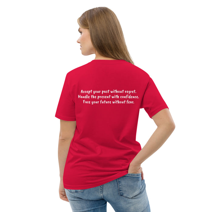 Unisex organic cotton t-shirt: Accept Your Past