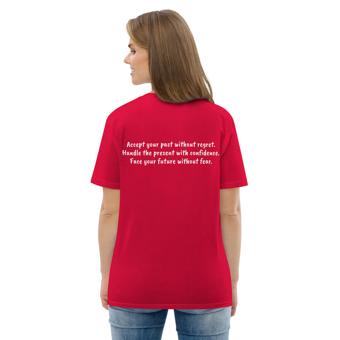 Unisex organic cotton t-shirt: Accept Your Past