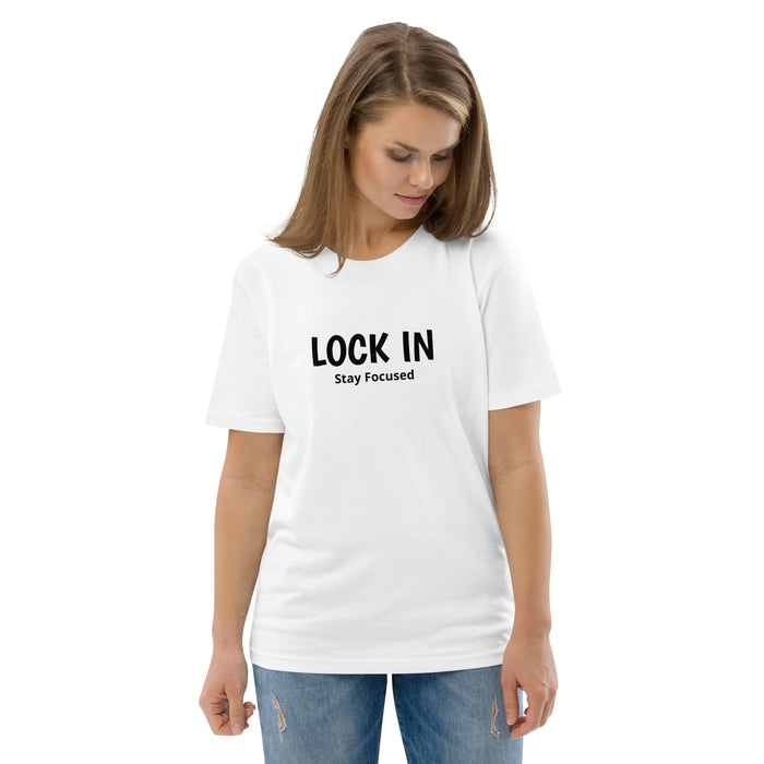 Unisex organic cotton t-shirt - Lock in - light colors