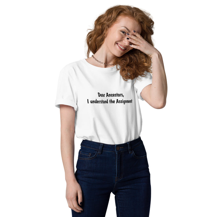 Unisex organic cotton t-shirt - Dear Ancestors