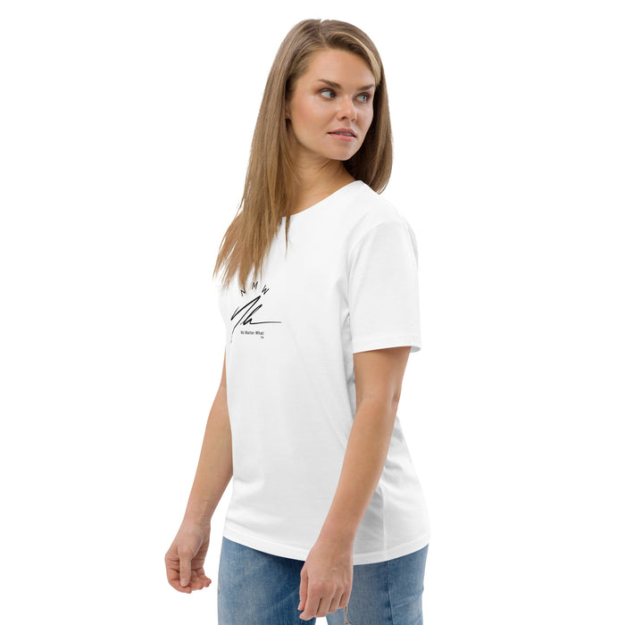 Unisex organic cotton t-shirt:  Pray in Love