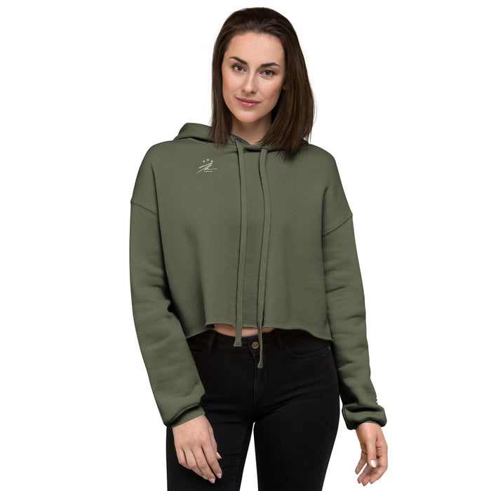 Crop Hoodie-You Are Not Operating in Your Gift