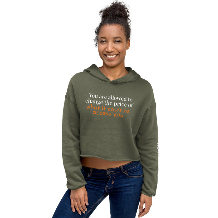 Crop Hoodie-You are allowed to change the price