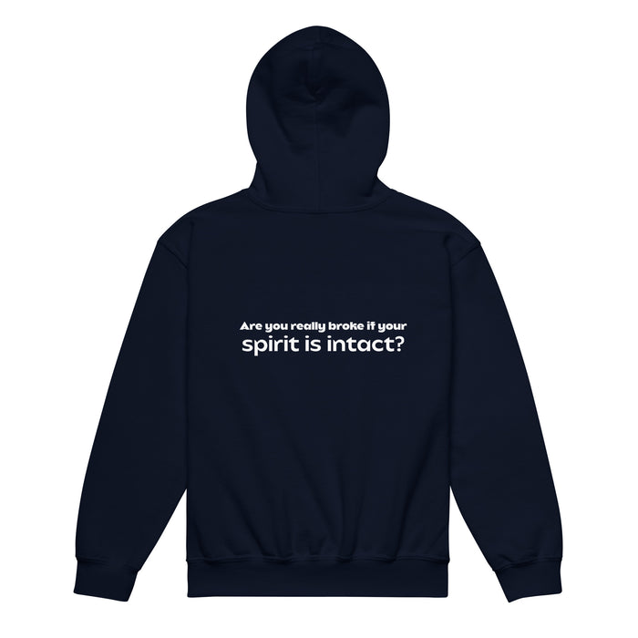 Youth heavy blend hoodie- Are You Really Broke