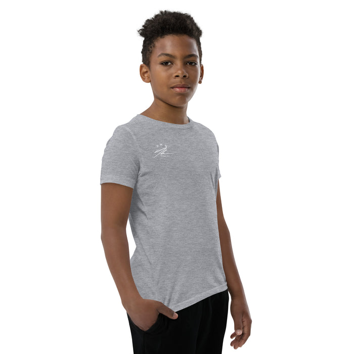 Youth Short Sleeve T-Shirt-God, Goals, Grind, Growth