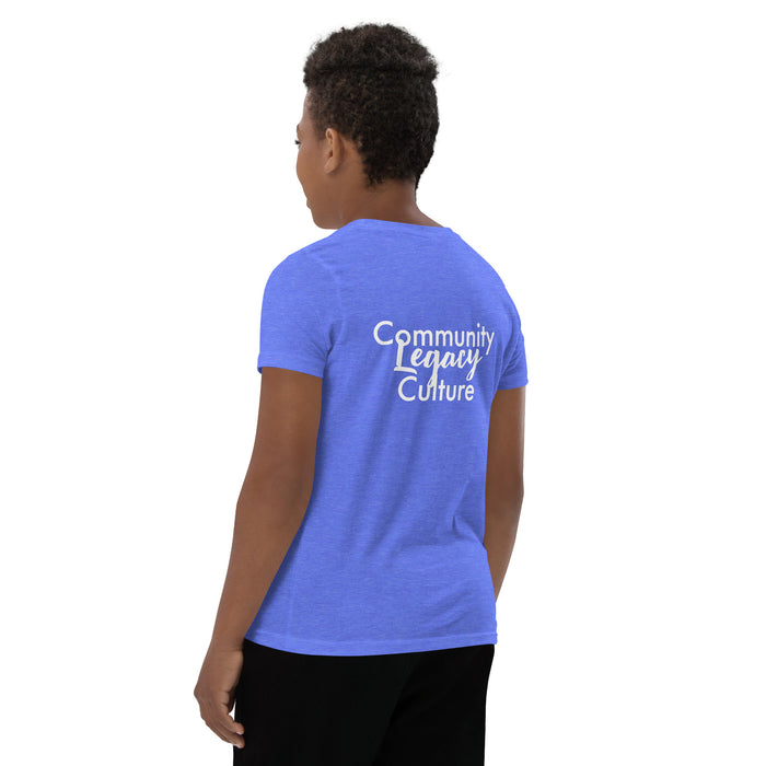 Youth Short Sleeve T-Shirt-Community, Legacy, Culture
